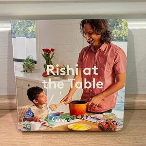 Lovevery book - Rishi at the table